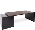 Стол руководителя с опорной тумбой